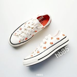 Converse Chuck 70 Ox Egret Bright Poppy Women's 5